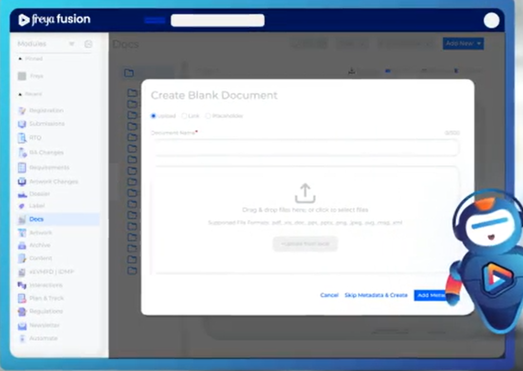 screenshot of freya fusion